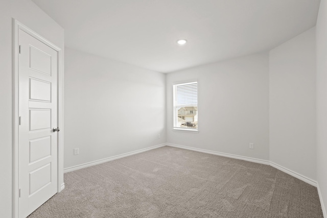 2433 Dahlia Dr, Fort Worth, TX 76123 - carpeted spare room featuring baseboards and recessed lighting