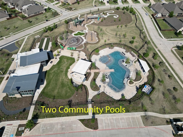 8901 Brandy Branch Way, Mckinney, TX 75071 - aerial view of property and surrounding area with nearby suburban area