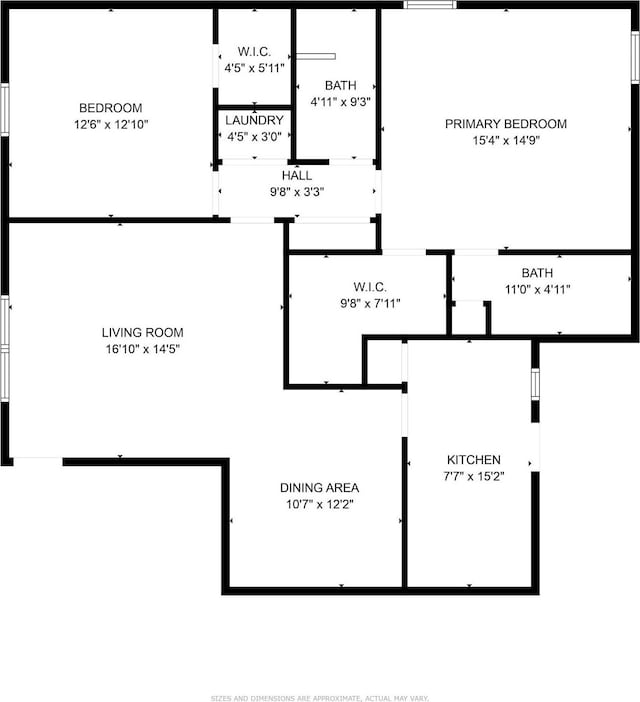 4320 Bellaire Dr S Unit 206W, Fort Worth, TX 76109 - view of layout