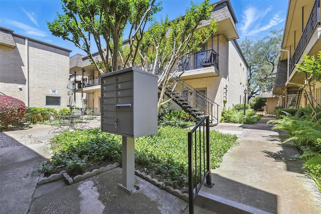 4320 Bellaire Dr S Unit 206W, Fort Worth, TX 76109 - view of property's community featuring stairs and mail area