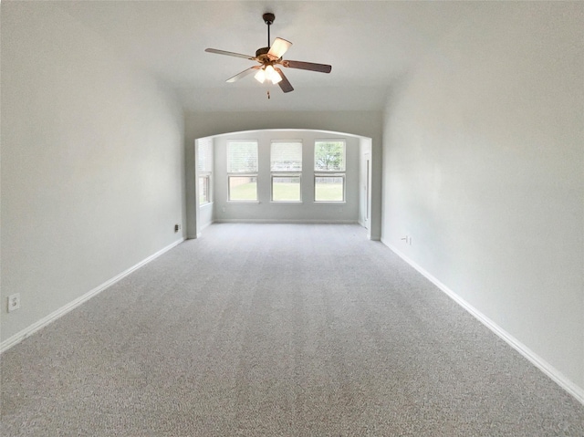 1005 Lake Hollow Dr, Little Elm, TX 75068 - carpeted empty room with a ceiling fan and baseboards