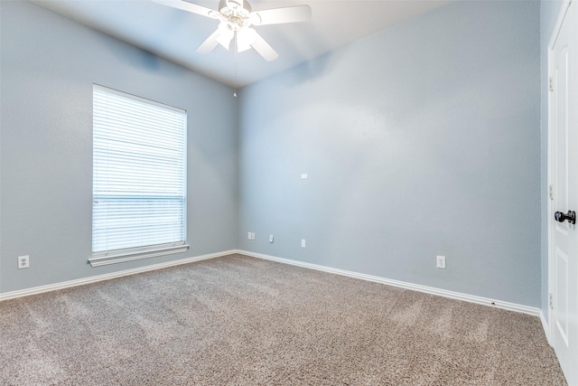 604 Lake Village Dr, Mckinney, TX 75071 - unfurnished room with carpet flooring, ceiling fan, and baseboards