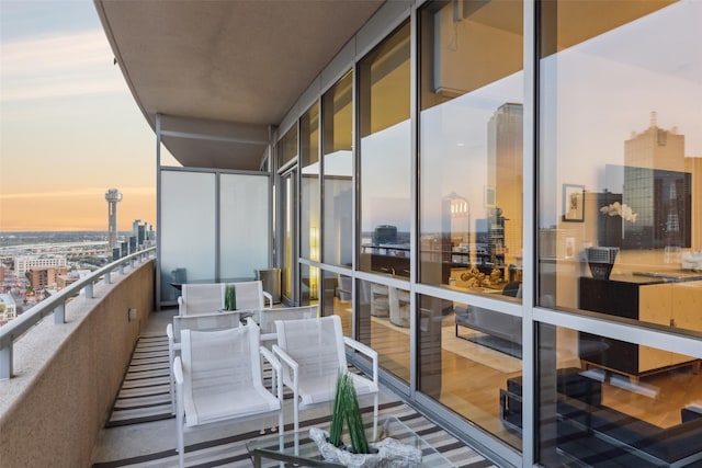2200 Victory Ave Unit 2003, Dallas, TX 75219 - balcony featuring a view of city