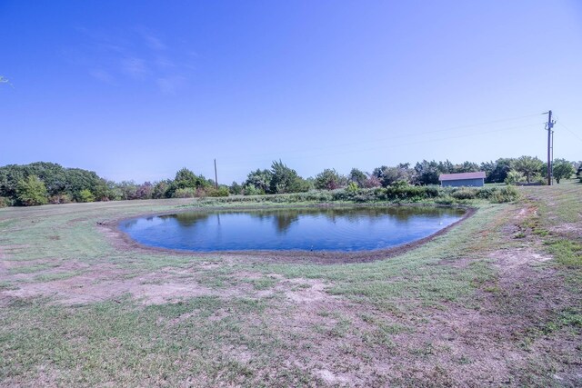 view of water feature