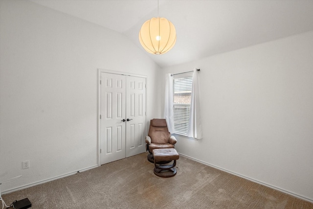 405 Londonderry Ln, Mansfield, TX 76063 - unfurnished room featuring vaulted ceiling, carpet flooring, and baseboards