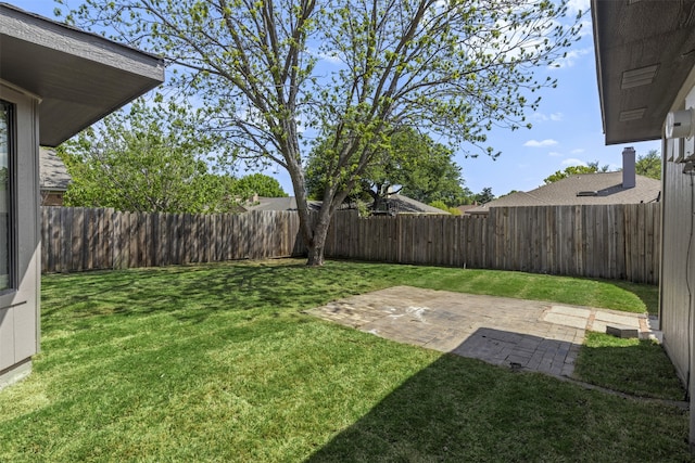4524 Boston Dr, Plano, TX 75093 - view of yard with a patio and a fenced backyard