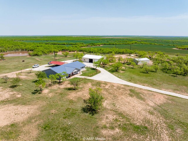 3734 Fm 600 S, Anson, TX 79501 - birds eye view of property with a rural view