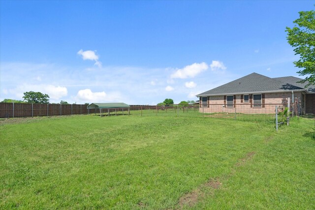 1631 E Farmers, Seagoville, TX 75159 - view of yard with fence private yard