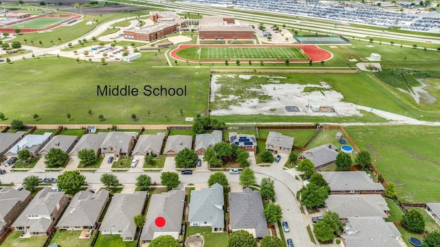 1109 Crest Meadow Dr, Fort Worth, TX 76052 - aerial view featuring a residential view