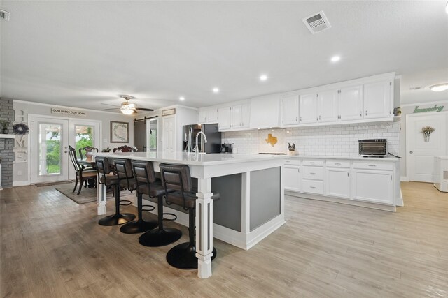 5247 Fm 1569, Farmersville, TX 75442 - kitchen with appliances with stainless steel finishes, a sink, light countertops, recessed lighting, and ornamental molding
