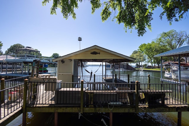 156 King Arthur Rd, Mabank, TX 75156 - dock with a water view