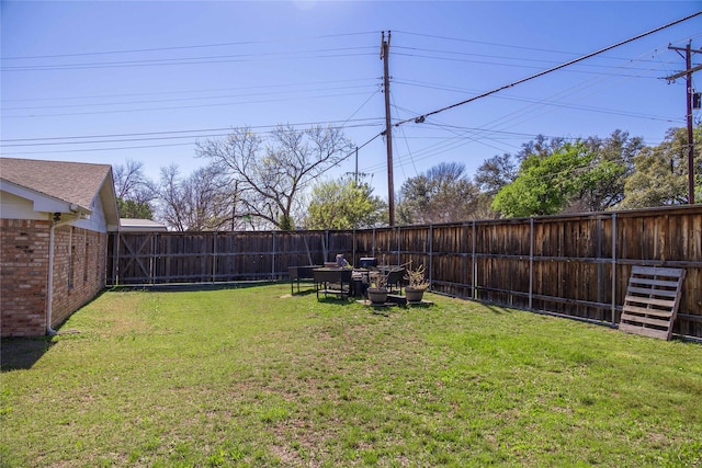 1600 Shaw Dr, Brownwood, TX 76801 - view of yard featuring a fenced backyard