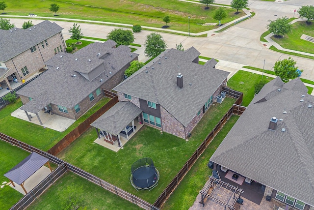 drone / aerial view featuring a residential view