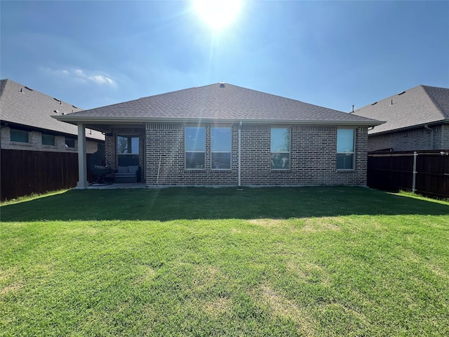 11508 Planter Ln, Fort Worth, TX 76244 - back of house featuring brick siding and a shingled roof