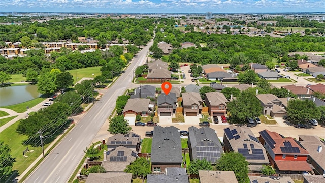 aerial view featuring a residential view