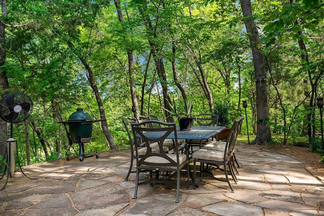 view of patio / terrace featuring outdoor dining space