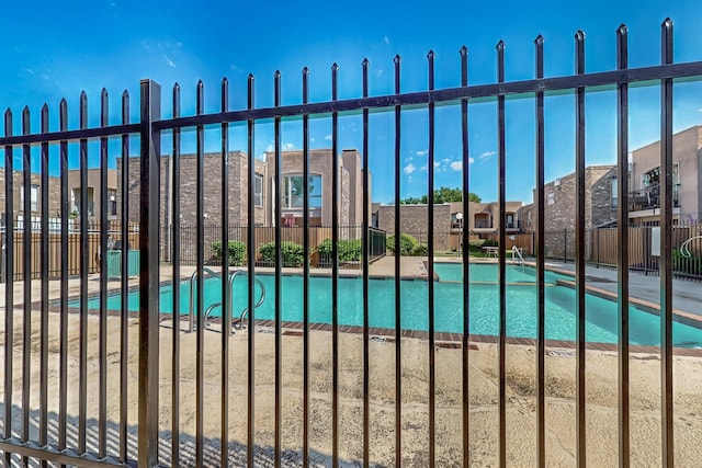pool with fence
