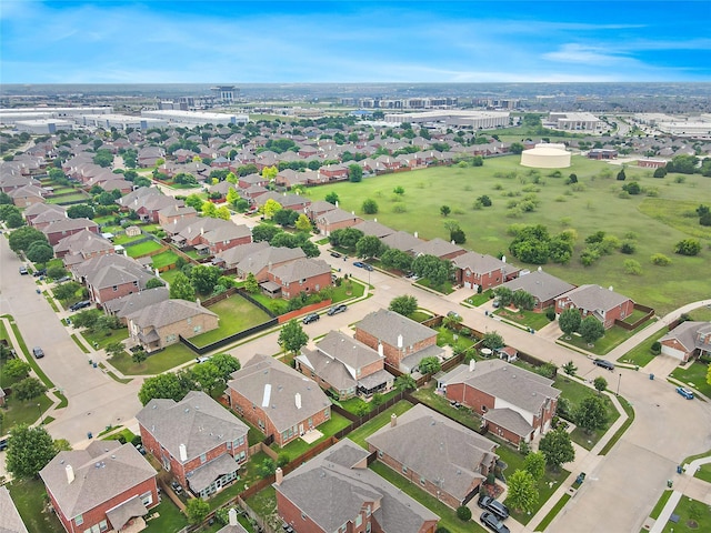 bird's eye view featuring a residential view