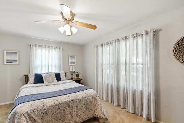 6050 Douglas St, Fort Worth, TX 76114 - bedroom featuring light colored carpet and a ceiling fan