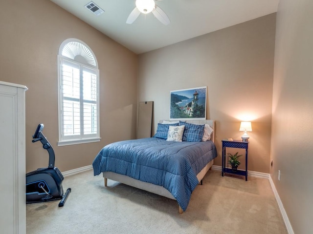 3226 Appleblossom Dr, Frisco, TX 75033 - bedroom with carpet floors, baseboards, and a ceiling fan