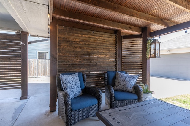 view of patio