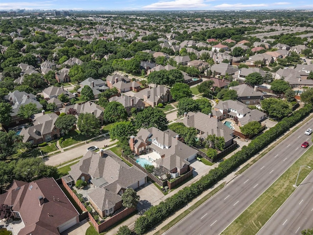 birds eye view of property featuring a residential view
