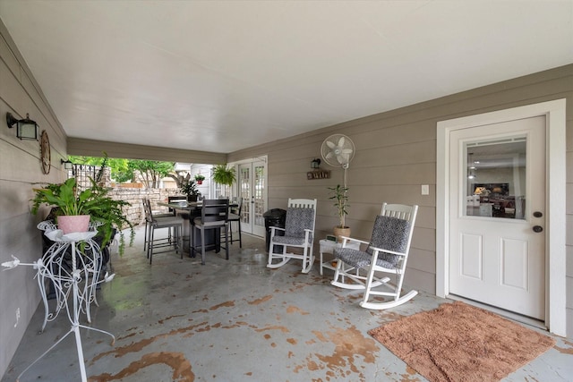 1410 Hummingbird Dr, Hillsboro, TX 76645 - view of patio / terrace with french doors