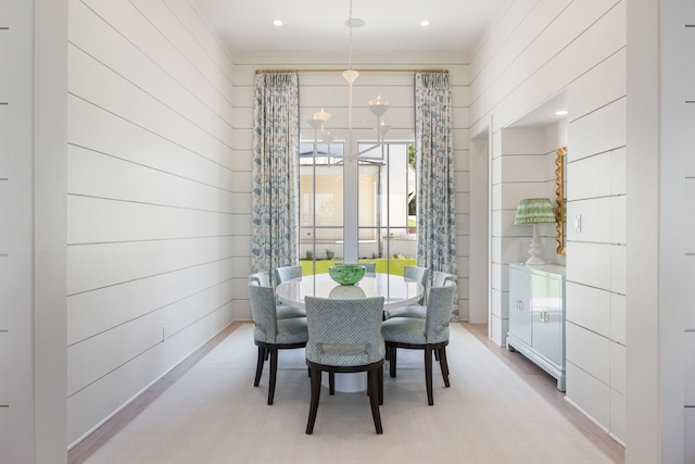14600 Kiawah, Malakoff, TX 75148 - dining area with wooden walls
