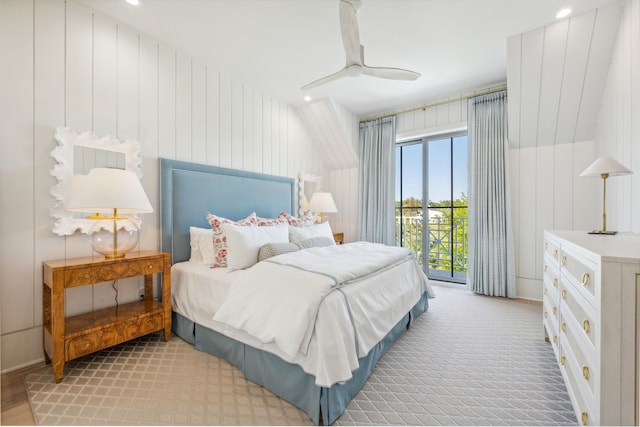 14600 Kiawah, Malakoff, TX 75148 - bedroom with light carpet and ceiling fan