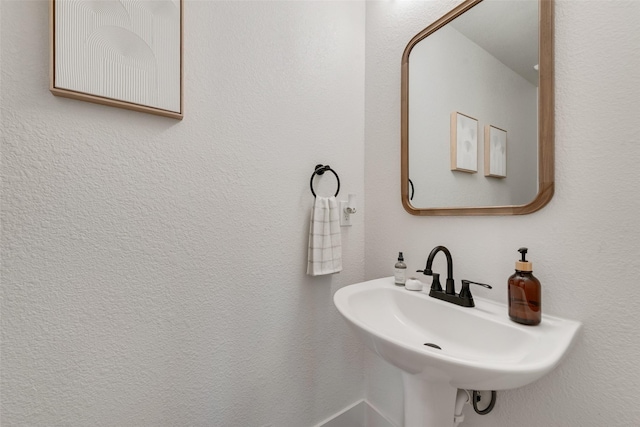 bathroom with a sink