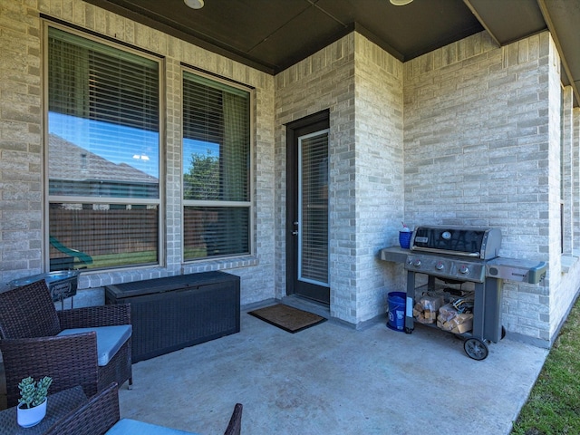 14840 Gentry Dr, Aledo, TX 76008 - view of patio featuring area for grilling