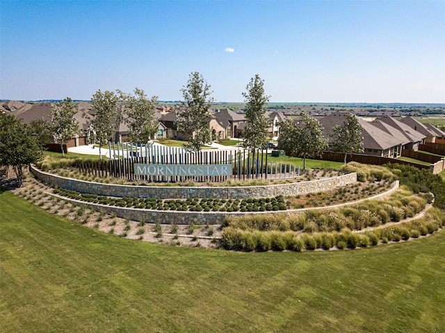 14840 Gentry Dr, Aledo, TX 76008 - view of home's community with a residential view and a yard