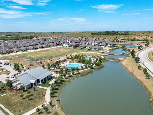 14840 Gentry Dr, Aledo, TX 76008 - aerial view of property's location with nearby suburban area, a nearby body of water, and a pool