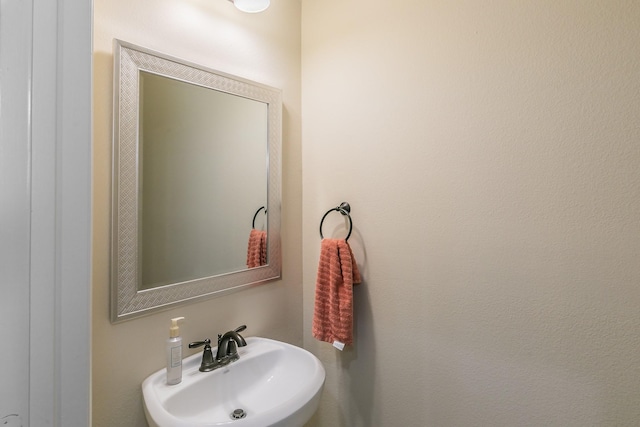 bathroom with a sink