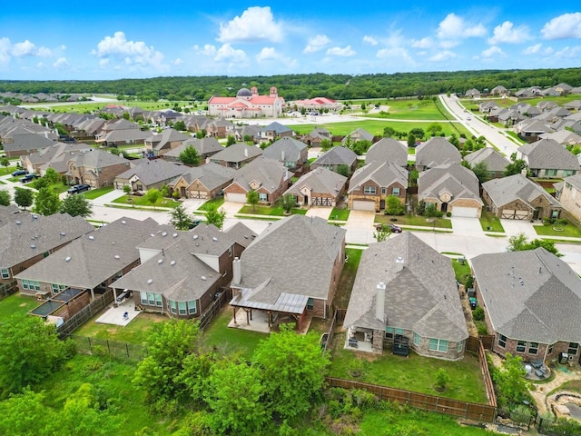drone / aerial view featuring a residential view
