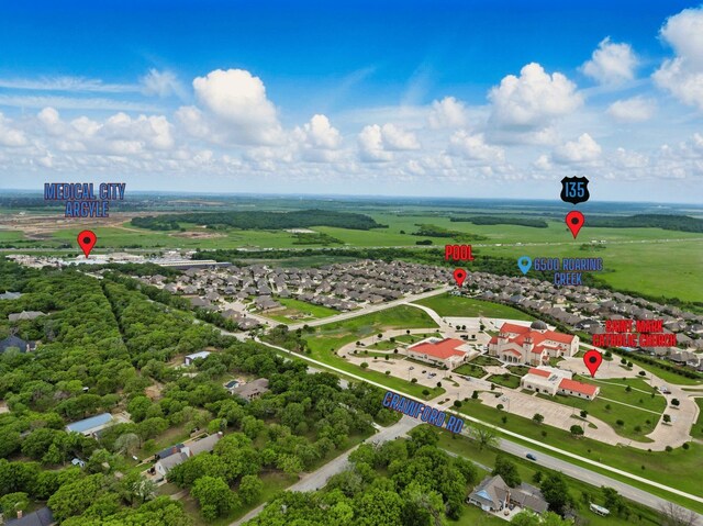 drone / aerial view