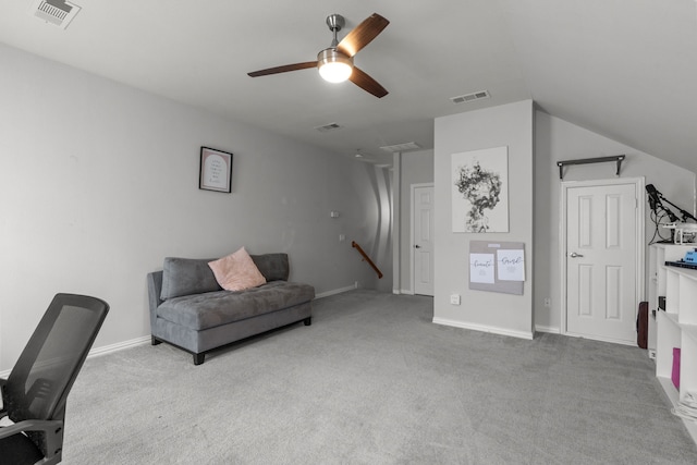 2209 Graystone Ct, Keller, TX 76248 - office space featuring carpet flooring, a ceiling fan, and baseboards