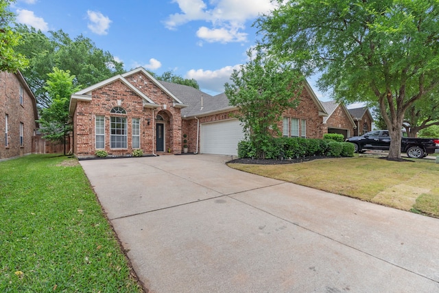2209 Graystone Ct, Keller, TX 76248 - view of front of home with brick siding, concrete driveway, a garage, and roof with shingles