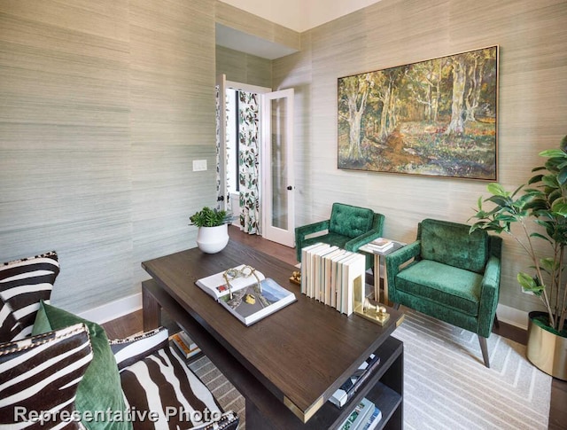office with baseboards