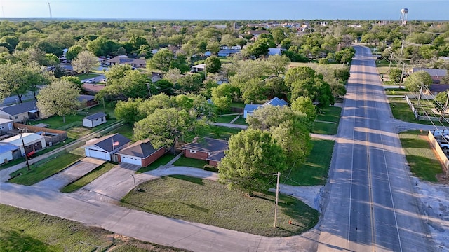 bird's eye view featuring a residential view