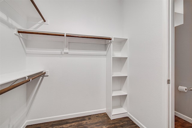 827 Huebner Way, Burleson, TX 76028 - spacious closet with dark wood finished floors