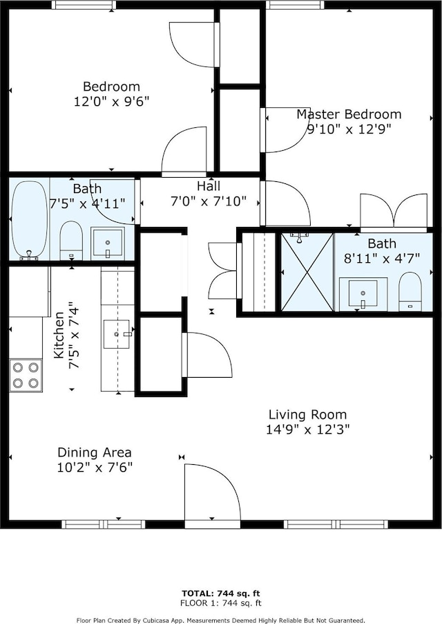 1421 S 12th St, Waco, TX 76706 - view of layout