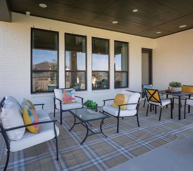 view of patio