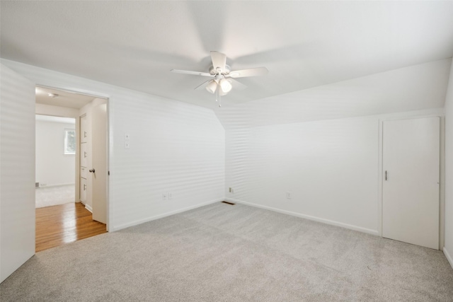 10714 Palace Way, Dallas, TX 75218 - unfurnished bedroom with a ceiling fan, baseboards, light colored carpet, and a closet
