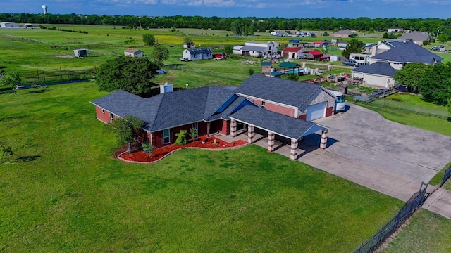 drone / aerial view