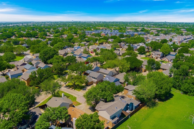 birds eye view of property featuring a residential view