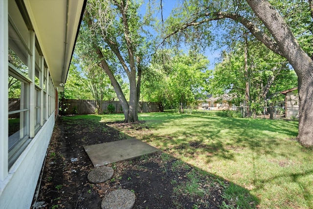5816 Sandra Dr, Fort Worth, TX 76133 - view of yard with a fenced backyard