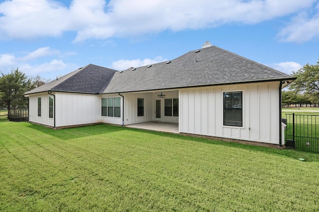 328 Brandon Way, Pottsboro, TX 75076 - back of house featuring a patio area and roof with shingles