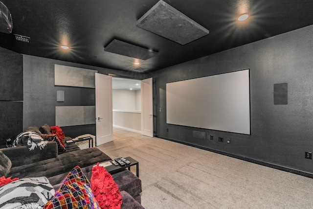 3901 Campania Ct, Colleyville, TX 76034 - home theater featuring baseboards, recessed lighting, and carpet floors