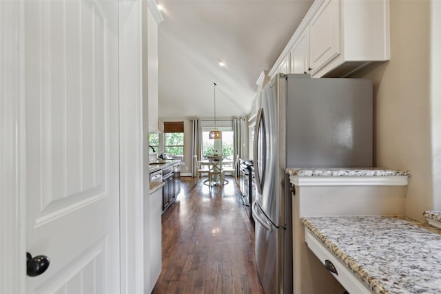 12248 Langley Hill Dr, Fort Worth, TX 76244 - kitchen with dark wood-style flooring, ceiling fan, appliances with stainless steel finishes, a sink, and arched walkways